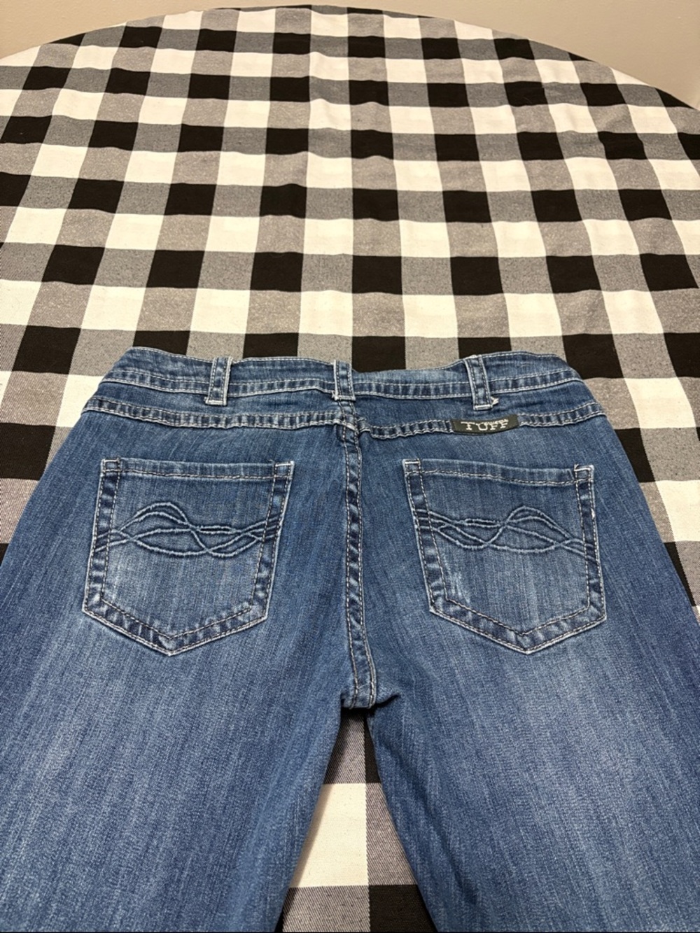 Cowgirl Tuff "Tuff Barbed Wire" Bootcut Jeans Women's Size 31 x 32 Stretch
